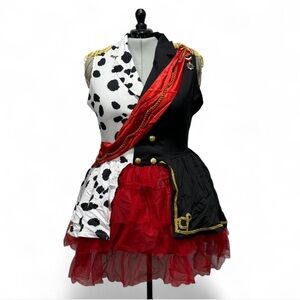 Dolls Kill Call Me Cruel Costume, Disney’s Cruella de Vil Plus Size Cosplay 3X